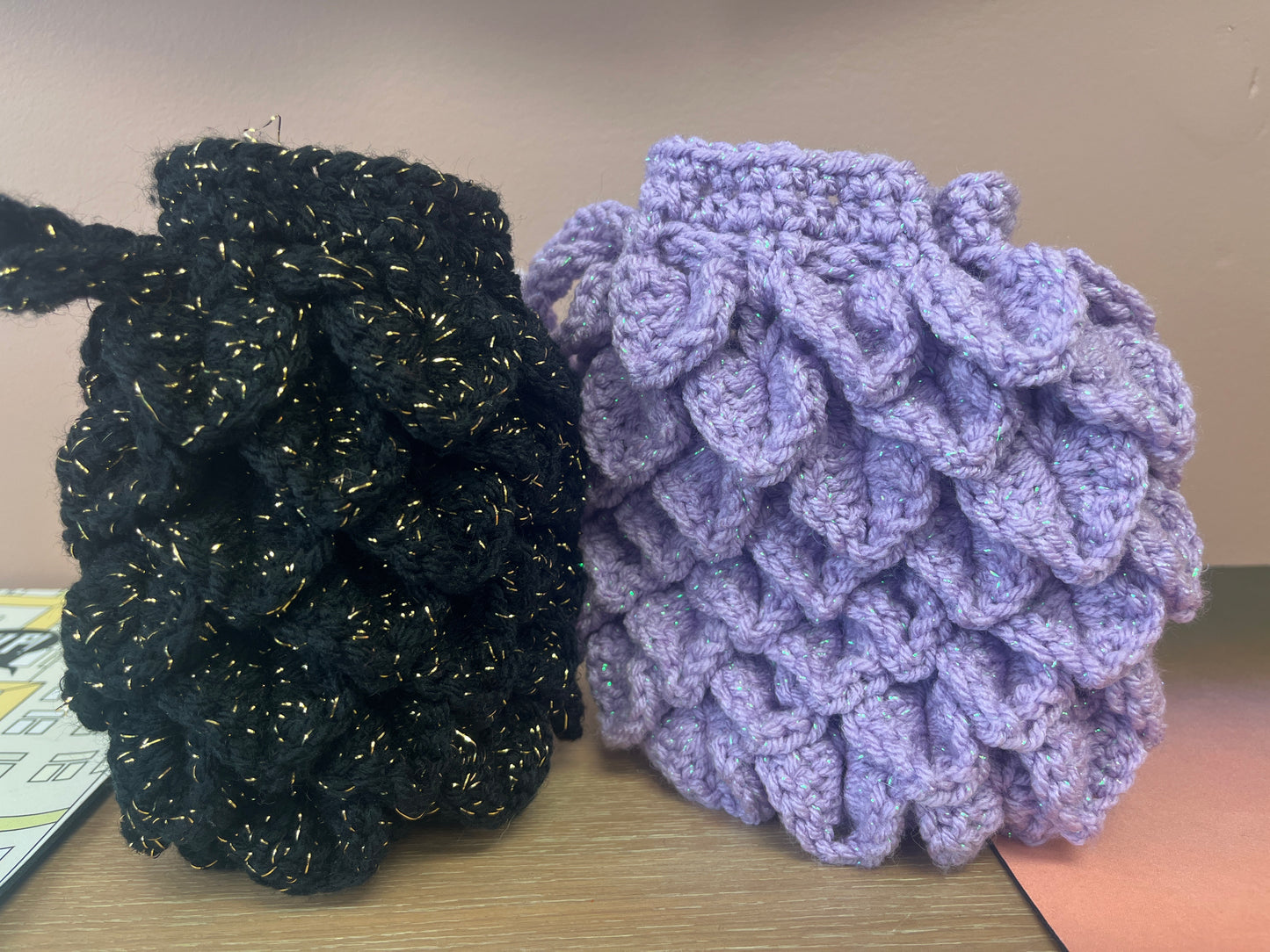Large dragon egg dice bag