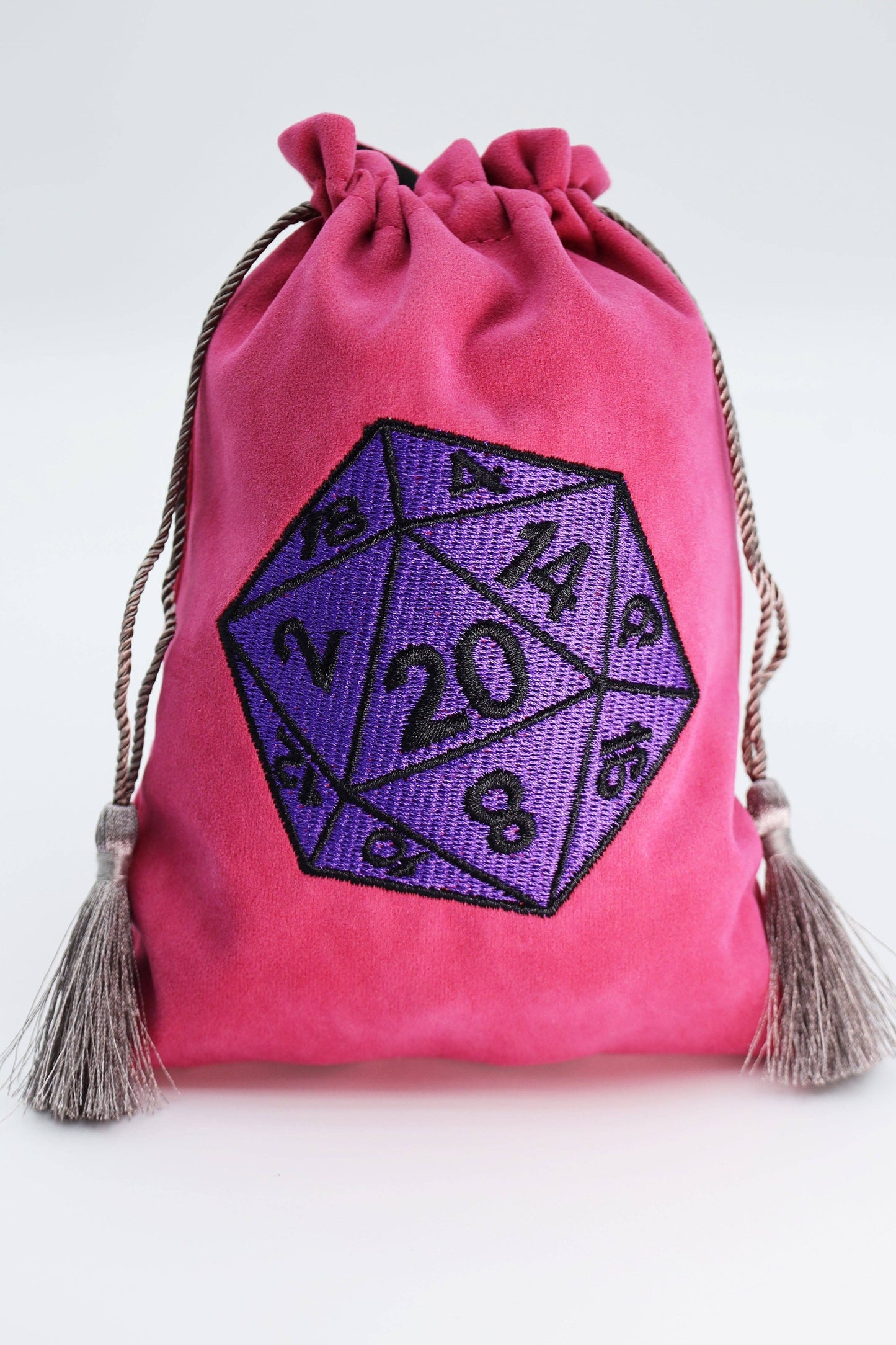 Dice Bag - Purple D20