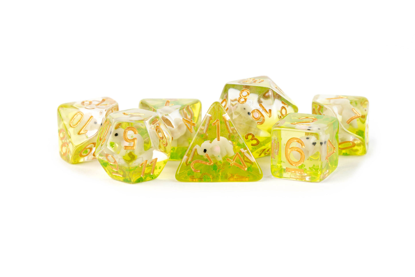 Inclusion Dice Resin: Elephant
