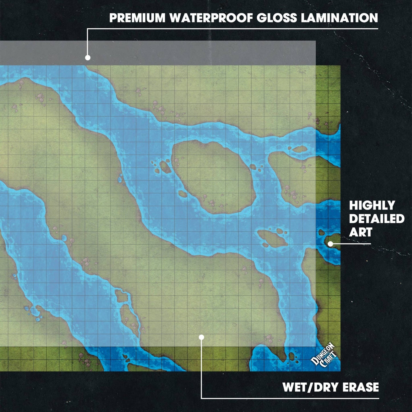 BattleMap – Grasslands Battle Map for DnD