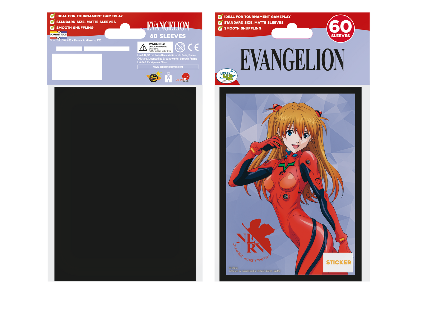 Officially Licensed Evangelion Standard Sleeves - Asuka
