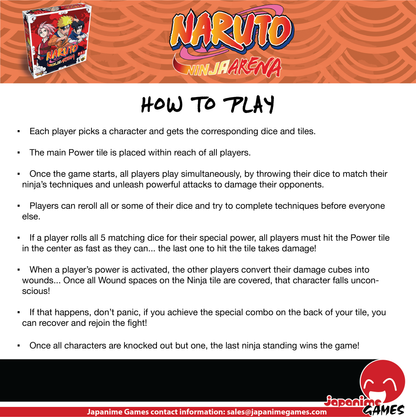 Naruto Ninja Arena - Boardgame