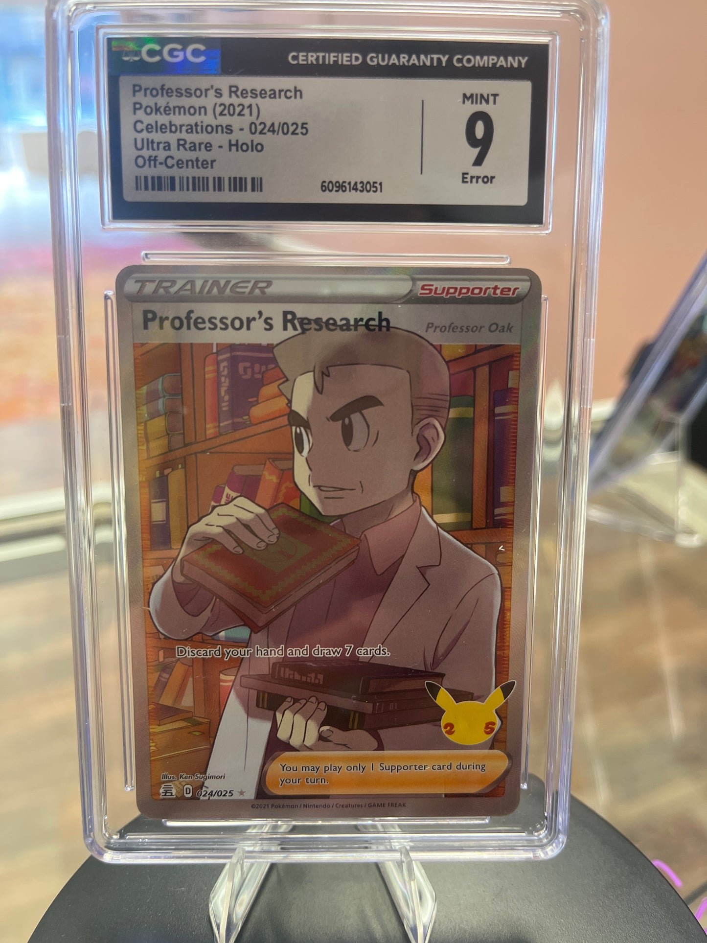 Professor's Research - CGC 9 Error