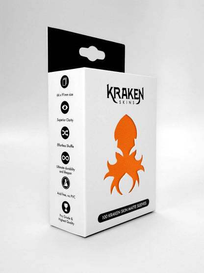 Kraken Skins Blood Orange Matte Sleeves