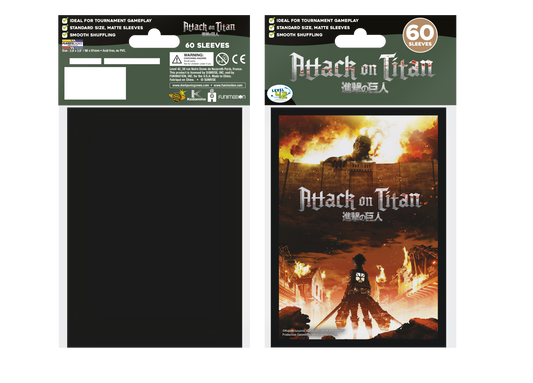 Officially Licensed Attack on Titan Standard Sleeves - The Wall