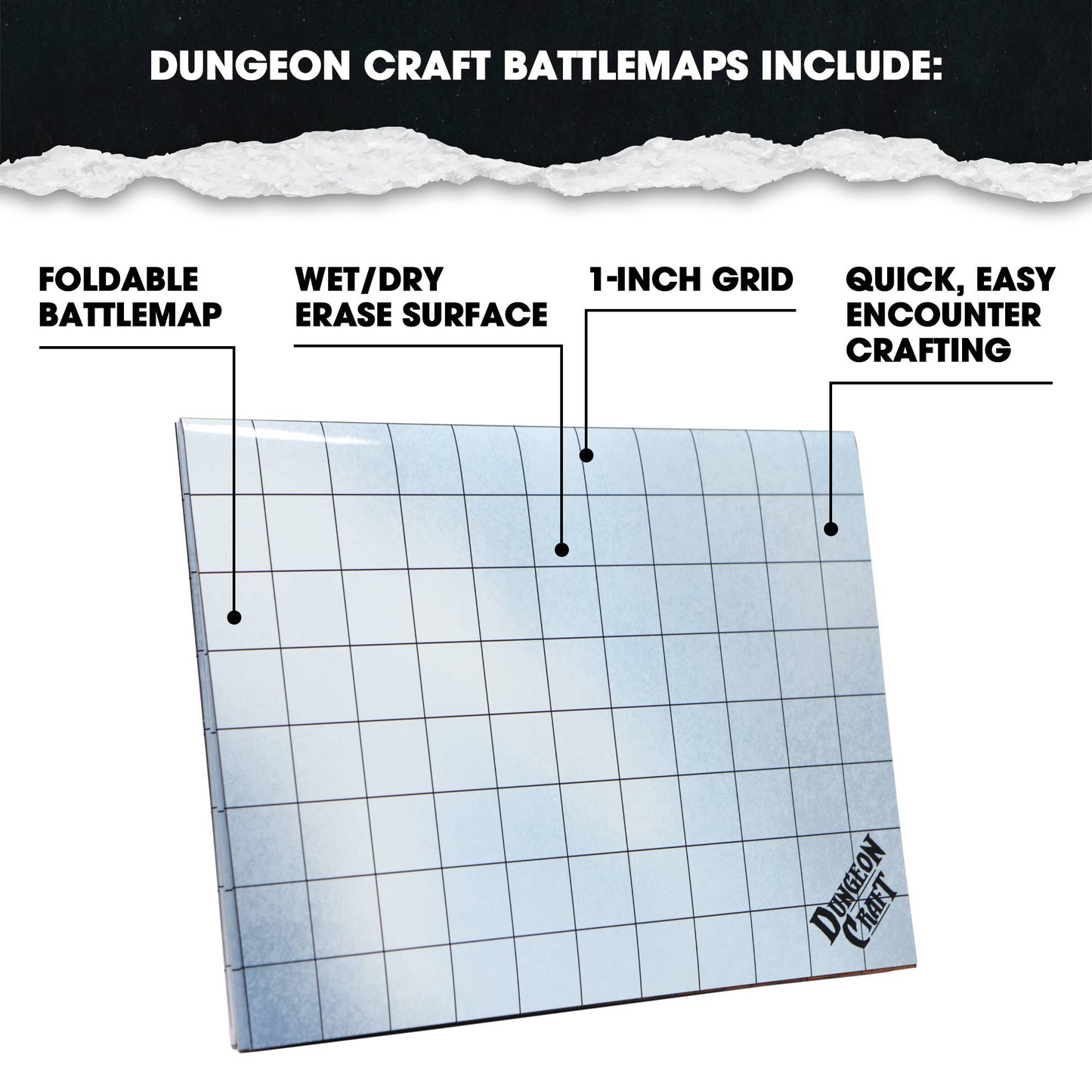 BattleMap – Snow & Wood Battle Map for DnD