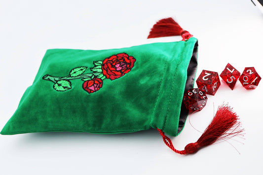 Dice Bag - Dice Rose